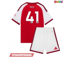 Lacne Dětský Futbalové dres Arsenal Declan Rice #41 2026-27 Krátky Rukáv - Domáci (+ trenírky)